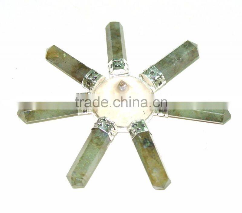 Wholesale Of Chakra Energy Generator : Snow Quartz Crystal 4 Pyramid Energy Generator Tool