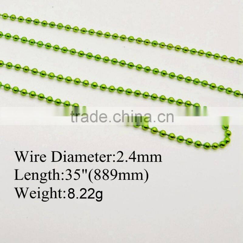 Christmas Decoration Bead Chain Necklace