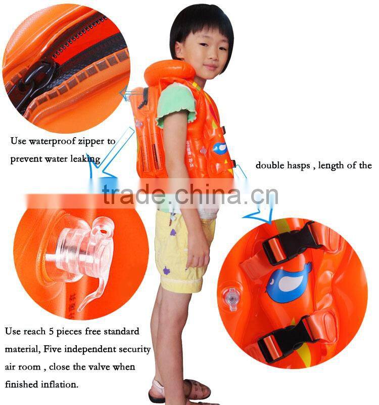 life jacket vest with water proof bag