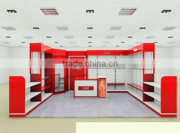 Customized high quality mobile counter design mobile shop counter