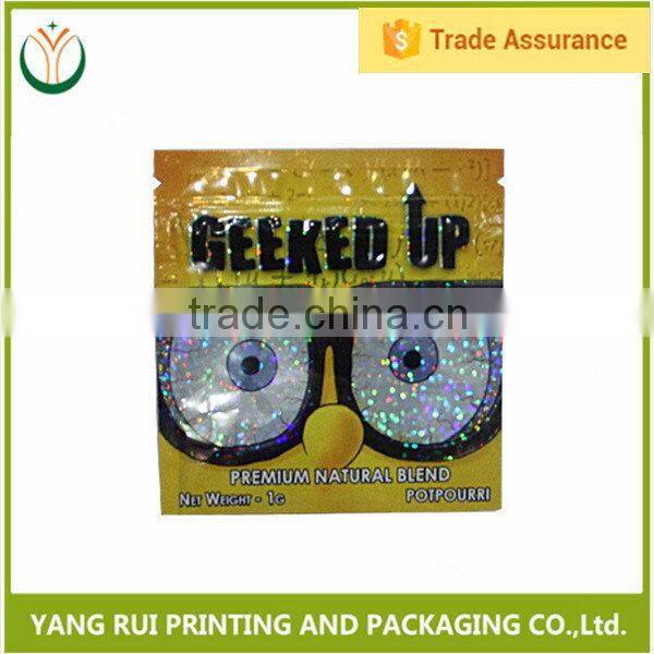 Good quality Top Grade Hotsell thunder herbal incense bag