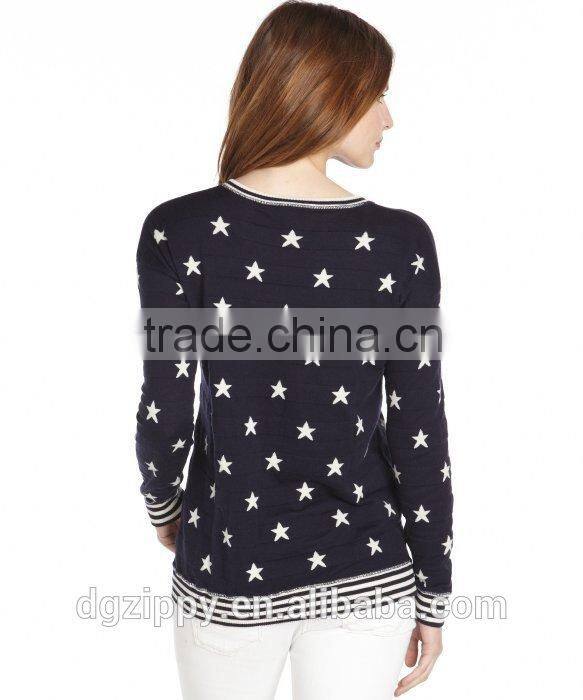 Ladies Autumn Cashmere Sweater Cotton Pullover Sweater