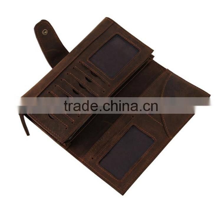 Business Casual Bifold Men's Genuine Leather Wallet