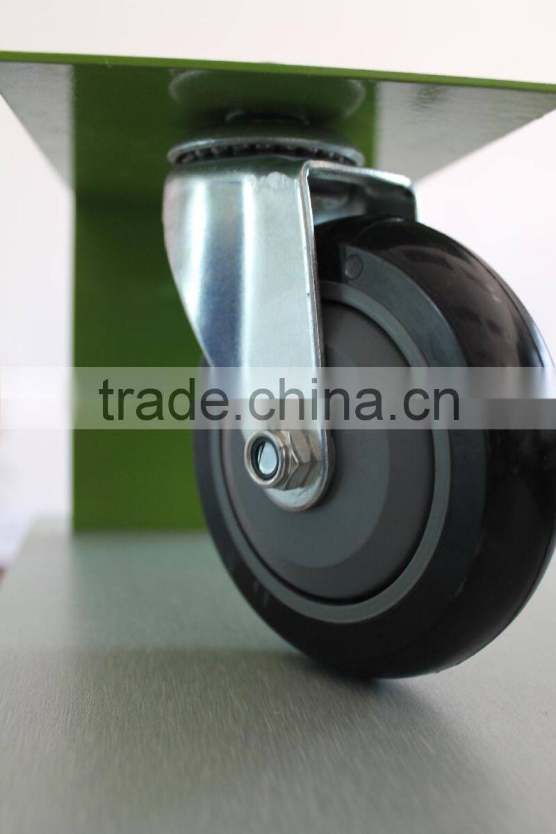 4" PU swivel caster