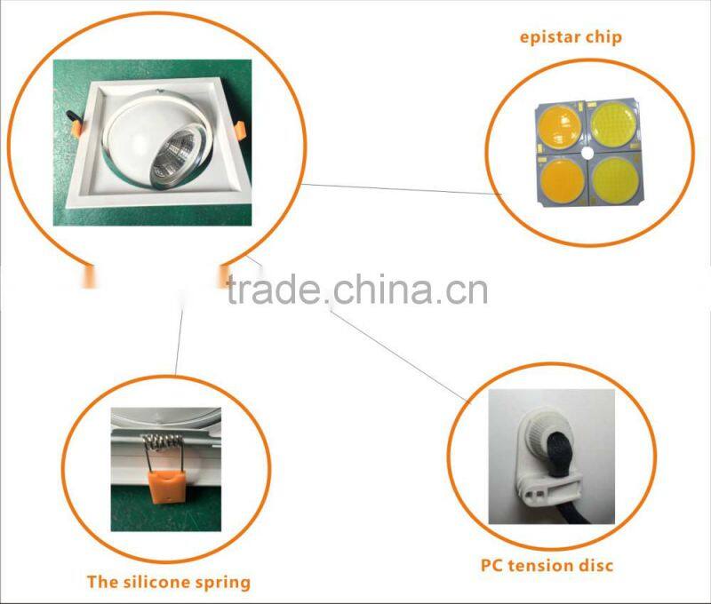 20W led ceiling light Square led down light fitting 165*165MM