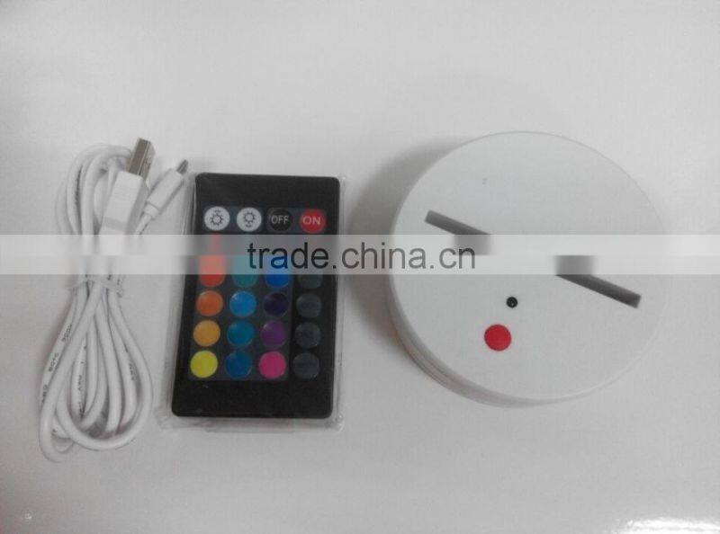 Foshan New Item 3D Illusion Fancy Table Lamps For Home Decoration