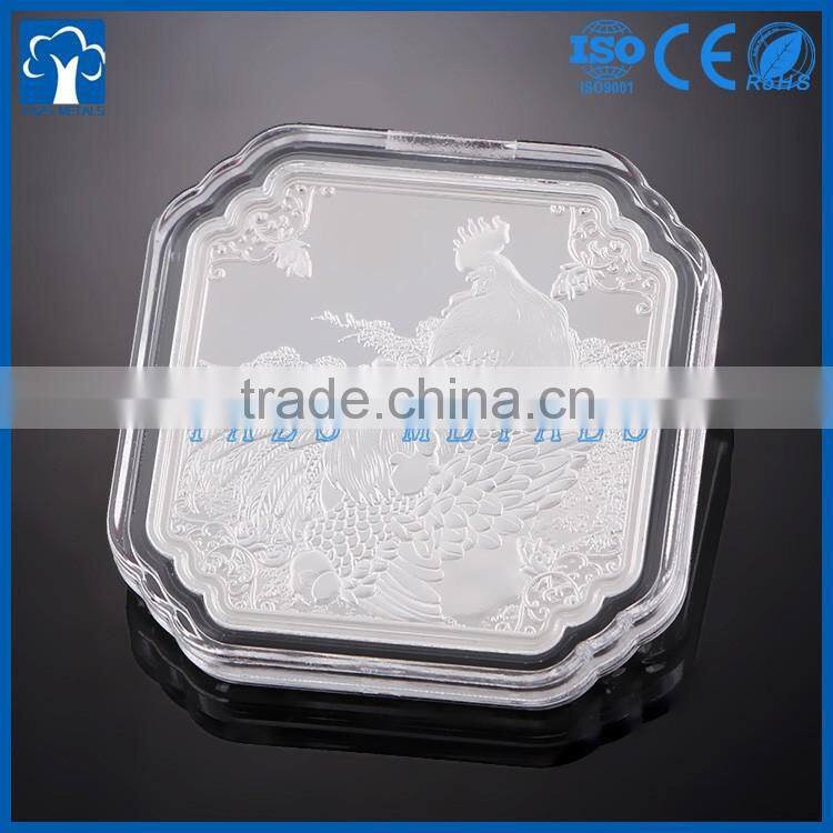 custom metal manufacturer Hydraulic pressure silver coin