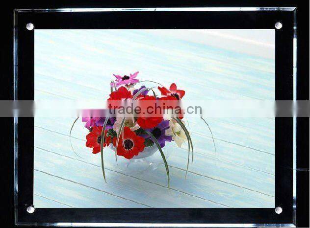 slim led light box for advertising