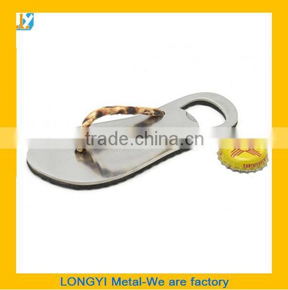 Promotion metal slipper flip flop bottle opener