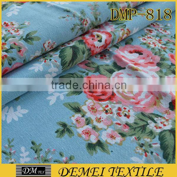 pretty woven cotton printed upholstery wholesale
