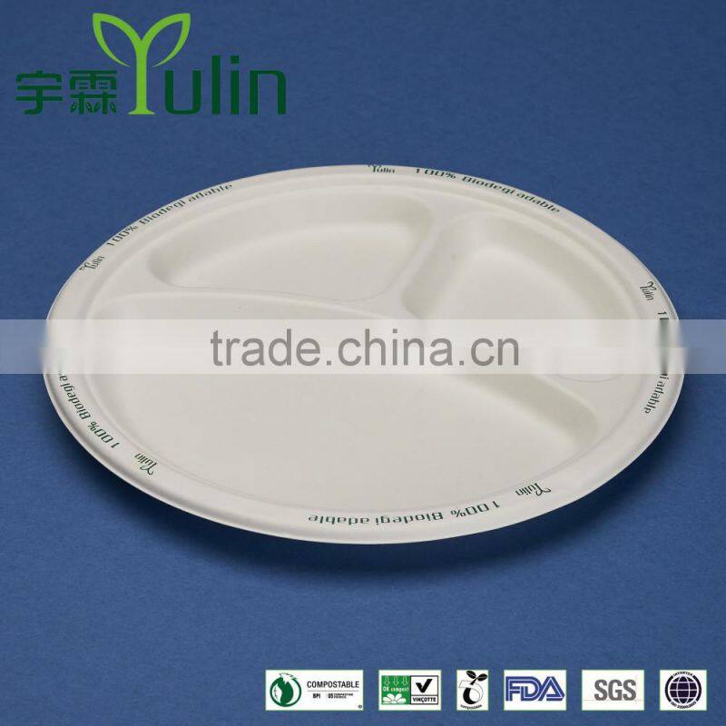 Christmas dinner paper tableware