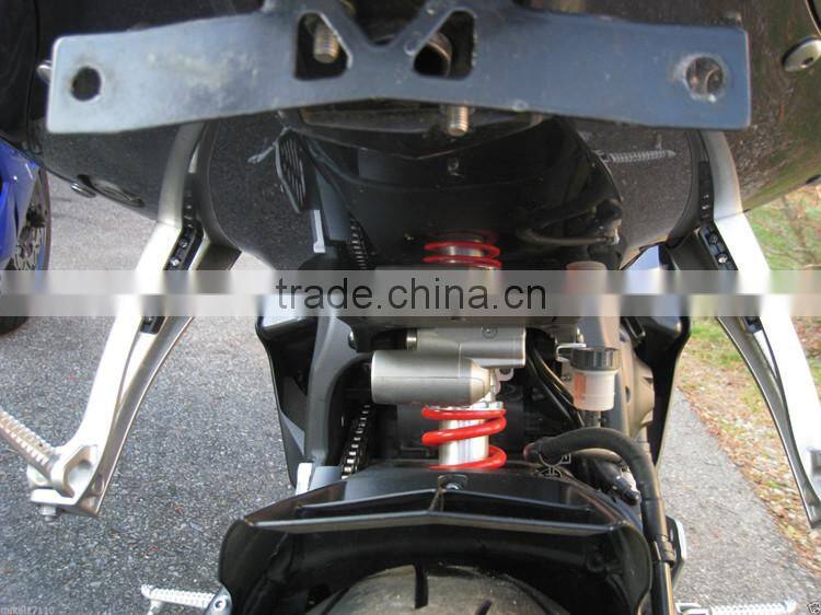 4x Universal Motorcycle Black 5 LED Turn Signal Indicators Blinker Amber Light