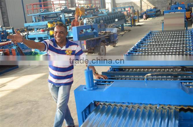 corrugated steel panel roll forming machinery