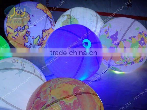 Gorgeous flashing parth decoration earth design led light balloons