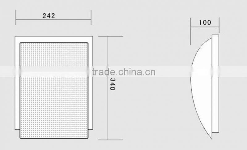 2016 hot sale WS-626 series wall hanging pa speaker box with high quality