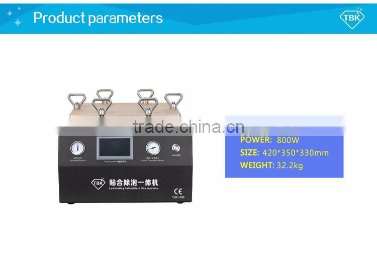 TBK 408 factory cell phone repair tool kits directly sell for lcd laminating and bubble remove