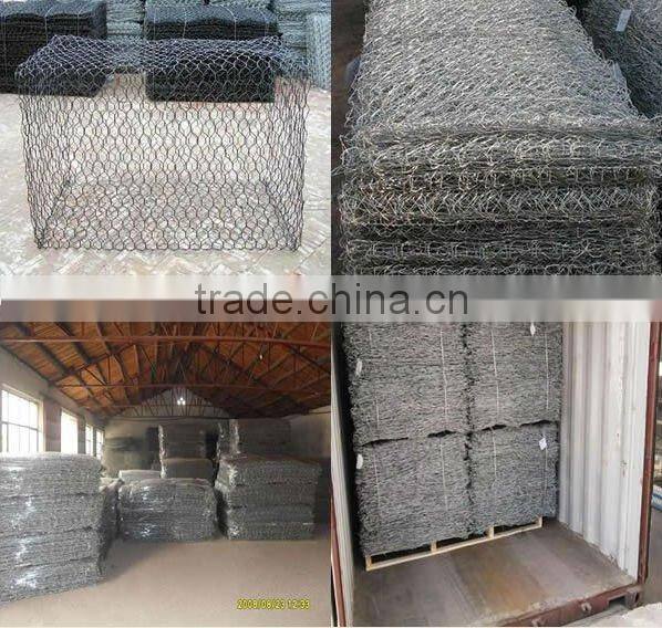 Anping Grey Color PVC Gabion(2*1*1m)