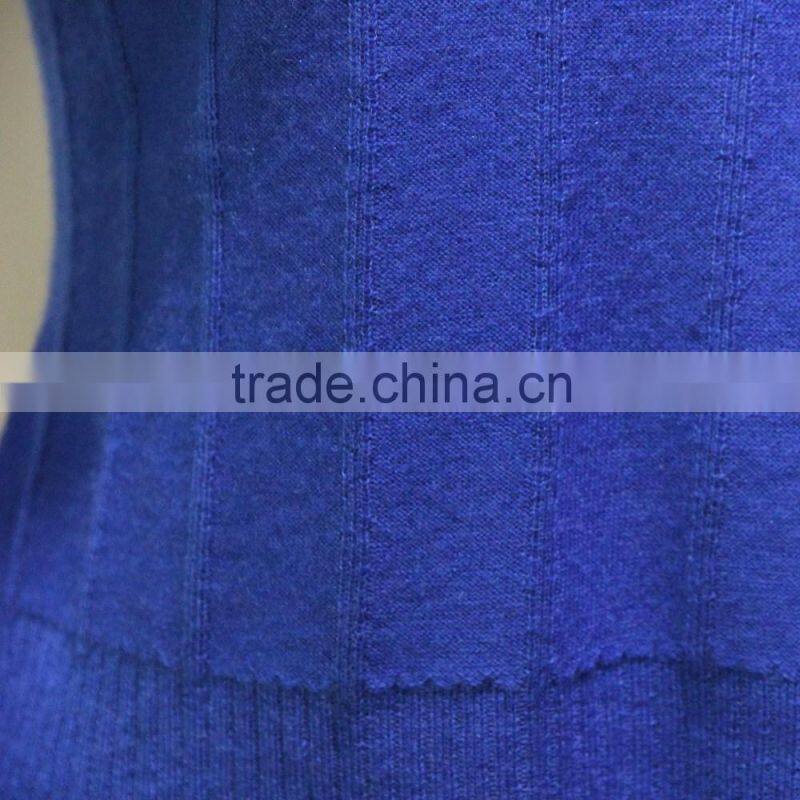 2016 New fashion design winter knitted women cashmere sweater from factory