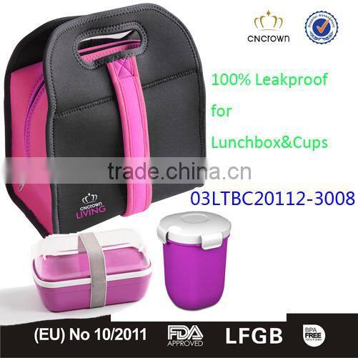 Set of 3 lunch set for office worker or school students as the best selling lunch bag set