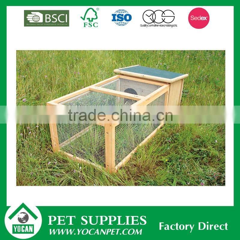 pet accessory cheap wood rabbit hutch manufacturer