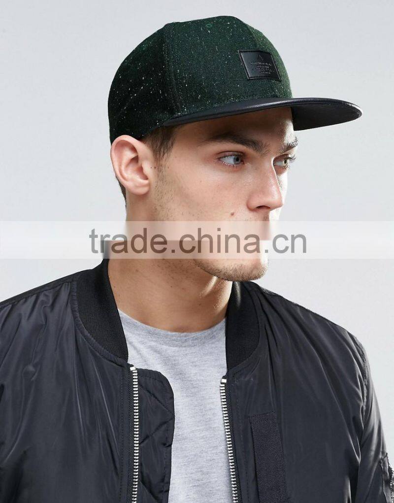 Daijun New Design OEM Hot Sale Plastic Buckle Embossed Khaki Men Custom Hemp Snapback Hat