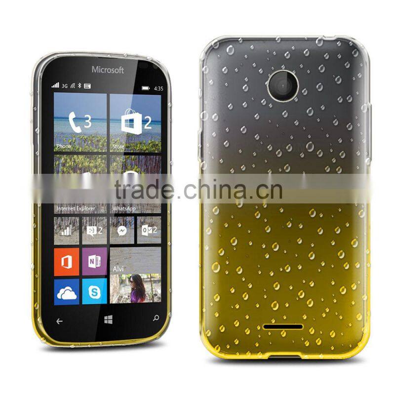 bulk buy from china Gradient TPU Back Case Cover Skin for Microsoft Nokia Lumia 435 3d ultra raindrop cases china suppliers