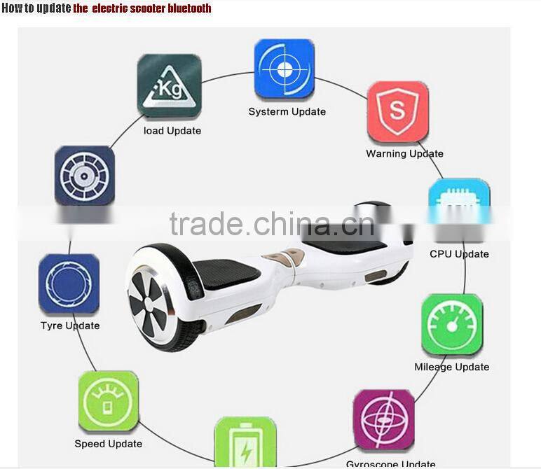 2 wheel self balance scooter Bluetooth and with protective strips
