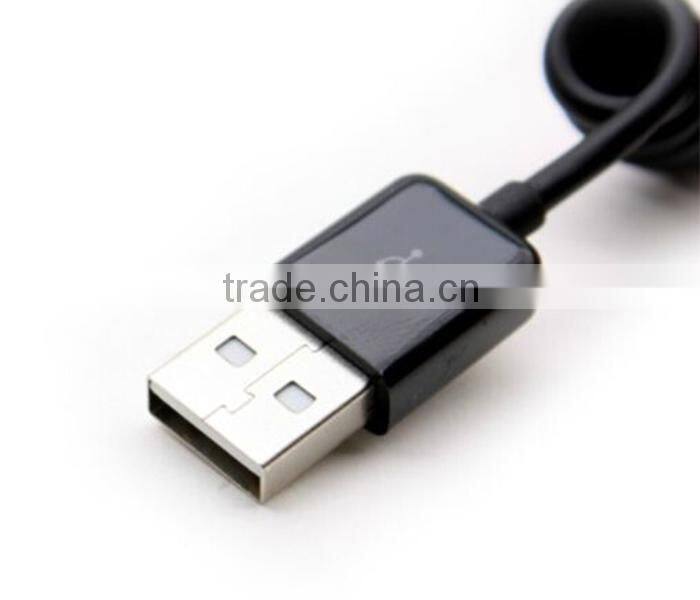 Spiral Coiled USB 2.0 A male to Mini USB 5Pin B Data Sync Charge Cable for MP3