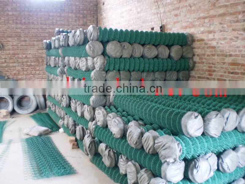 China electro galvanized chain link fence
