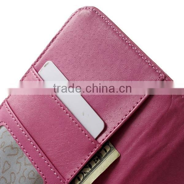 Wallet PU Leather Cases For iPhone 6 Plus PU case With Handfree Design