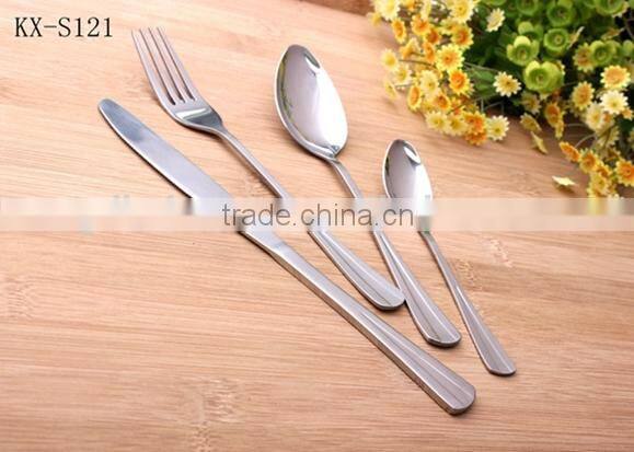 24 PCS Stainless Steel Cutlery - Table Knife Fork Teaspoon KX-S121
