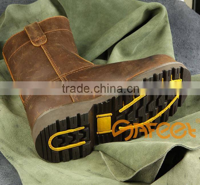 Industrial steel toe safety shoes ce en20345 s3 buffulo leather safety shoes a 8055 safety sheo manufacturer China SA-3301