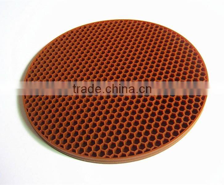 Wholesale FDA food grad round 18cm heat resistant silicone mat