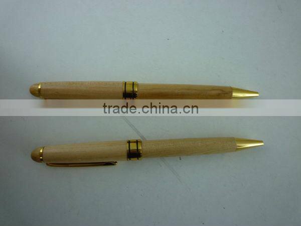 Maple wood ball pen