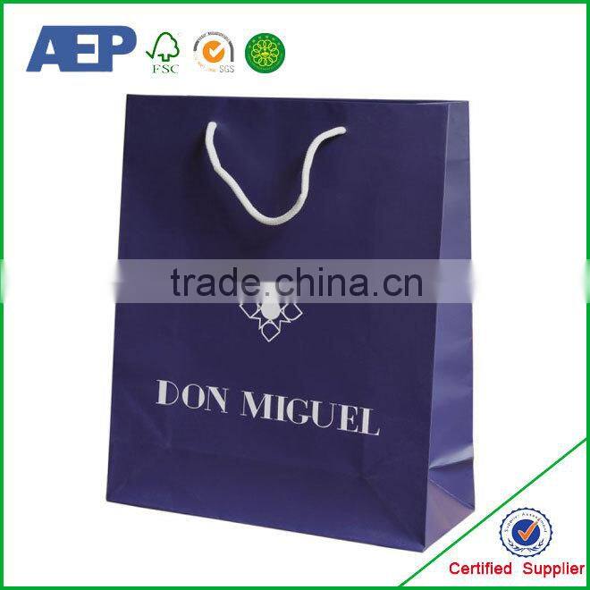 Luxury Shopping Paper Bag Price/Paper Bag With Logo Print