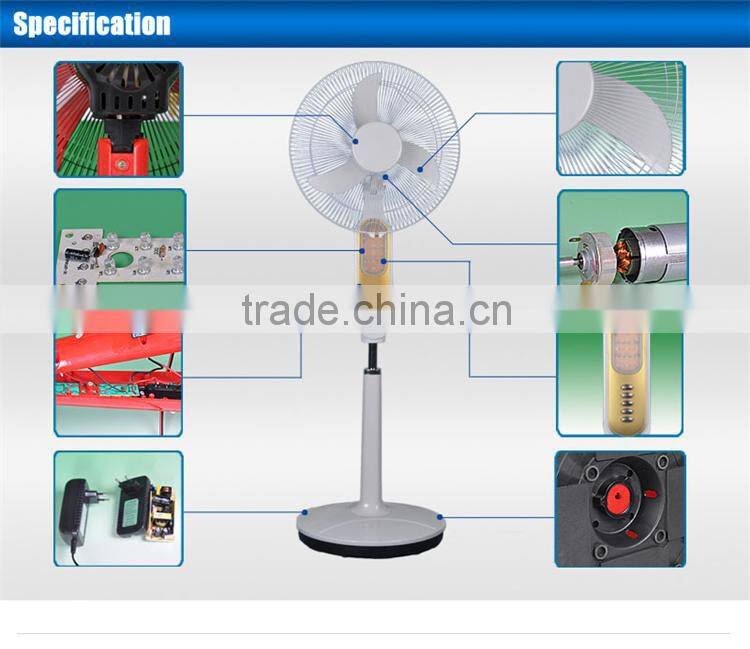 Carro Electrical 18inch 12v 18w stand big fan with lamps