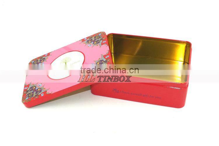 Rectangular Candy Cookie Biscuit Tin Box/Tin Can