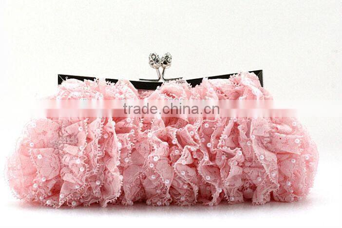 Elegant Fashion party bag lace evening bags lady handbags