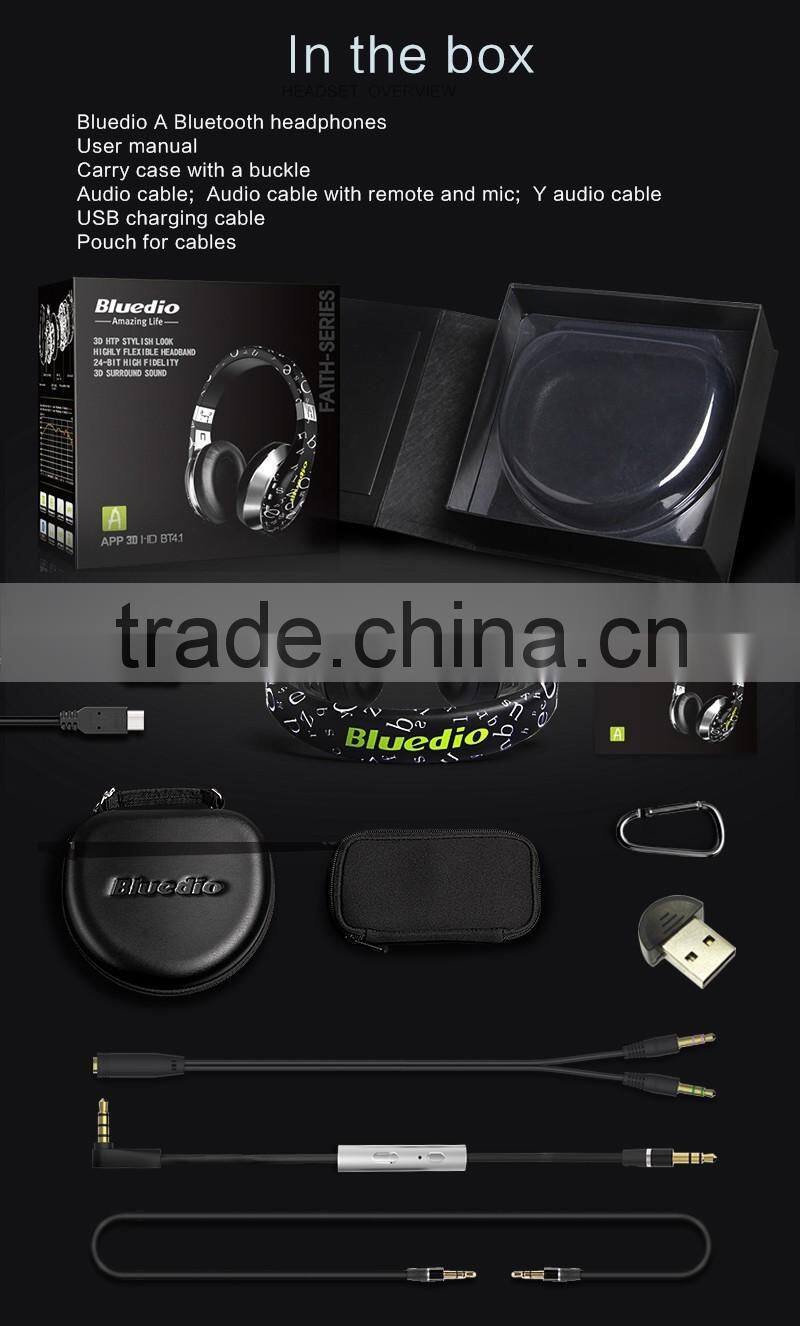 Bluedio A (Air) Fashionable Wireless Bluetooth Headphones with Headband 3D Surround Sound bluetooth headset