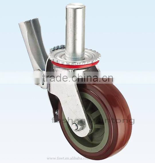 Heavy Duty 150mm PVC Industrial Caster Wheel