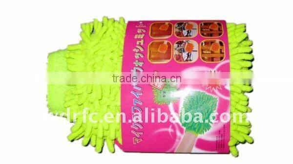 Chenille glove/chenille car wash glove