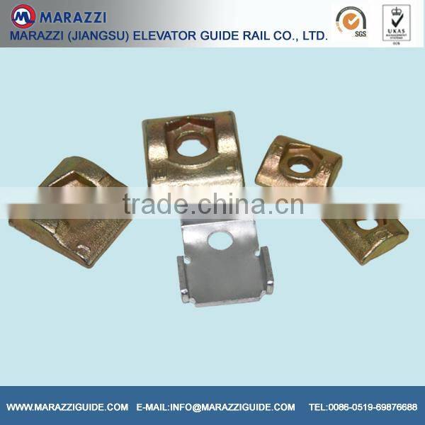 Metal Elevator Guide Rail Clips Elevator Parts