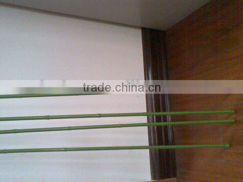 plastic coated steel garden bamboo tube