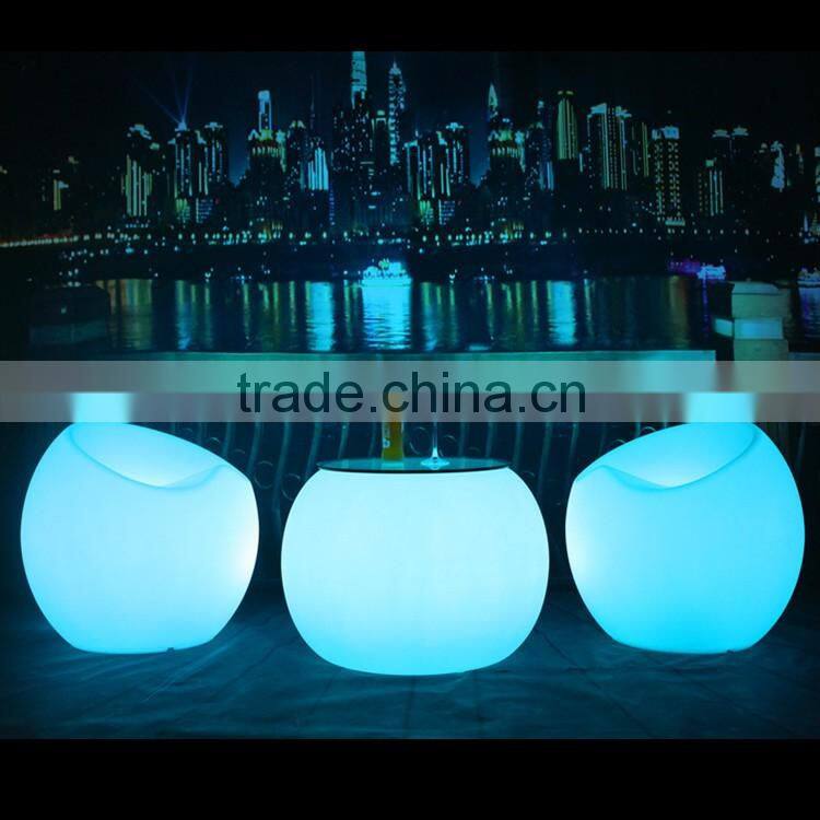 Environmental products outdoor led illuminated furniture