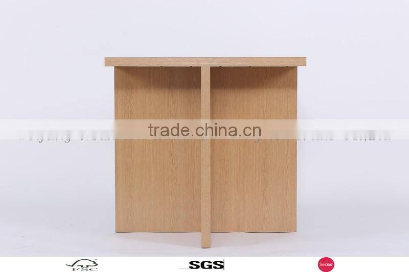 2016 Modern design wooden coffee table with good quality can match the stool