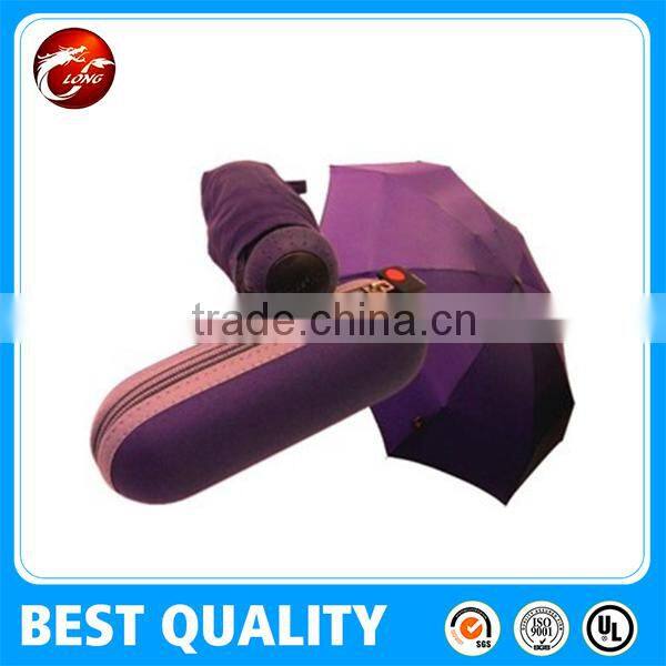 5 folding mini umbrella with case