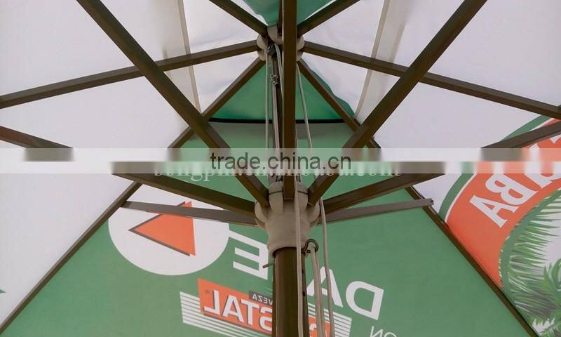 custom logo printing outdoor promotion patio umbrella