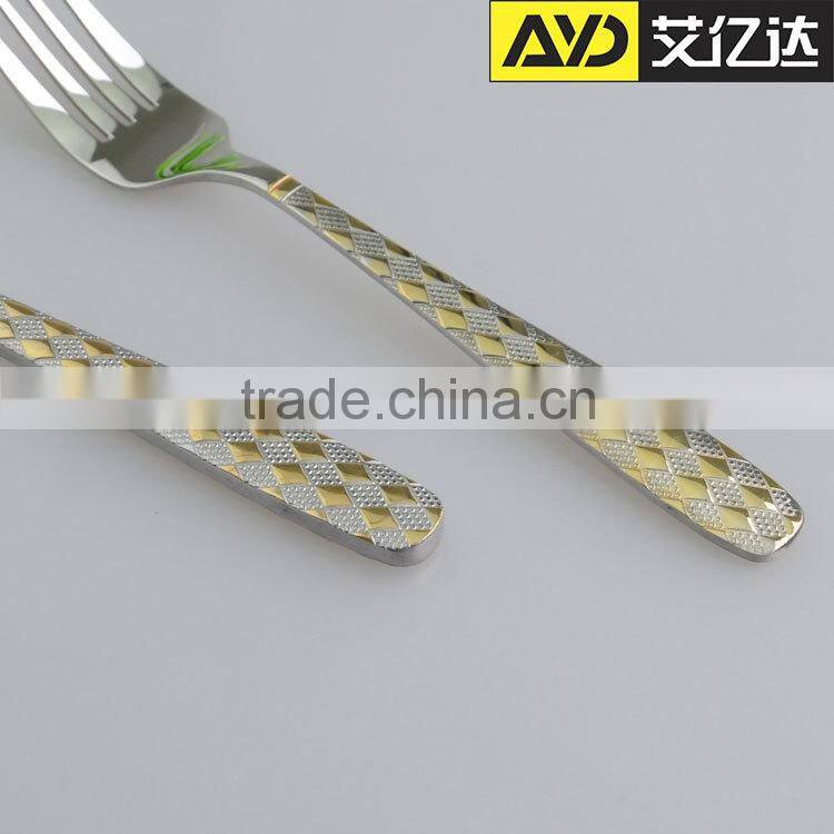 New design ! wholesale tableware stainless steel 72pcs german flatware