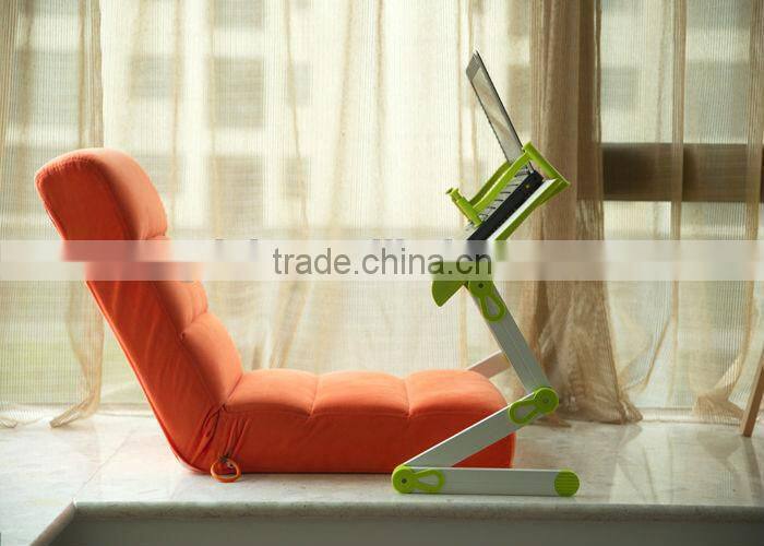 Portable laptop table desk easy to adjust folding computer desk design