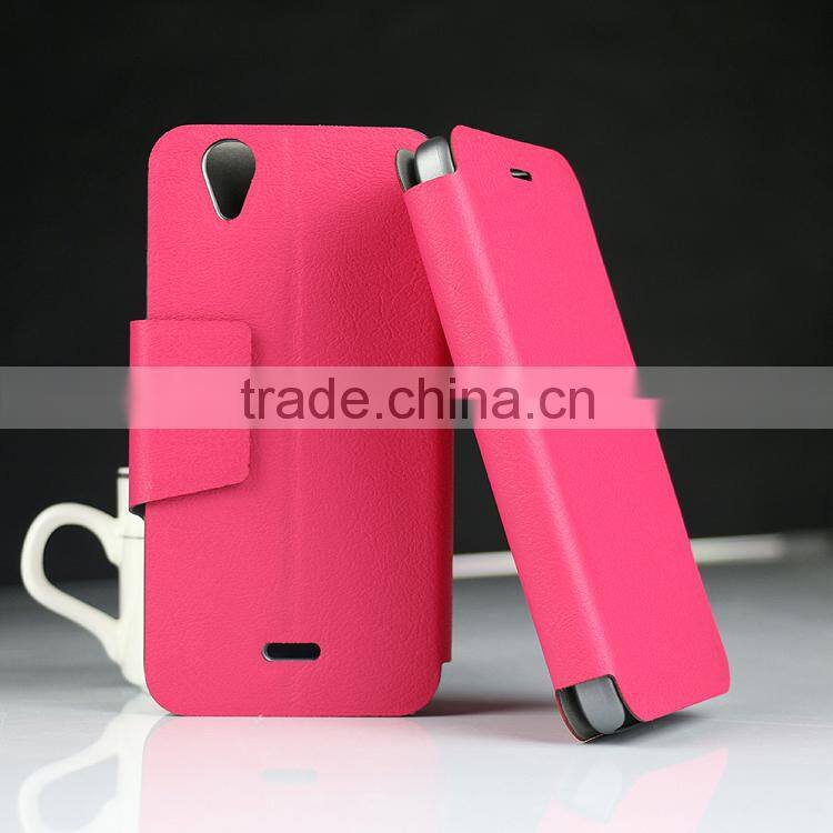Alibaba express kickstand leather case for wiko Birdy , pu leather case for wiko Birdy